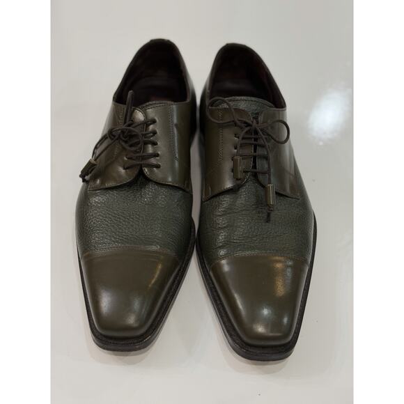 Mezlan 15089 Soka Dress Shoe Green Color Size 9 main image 6